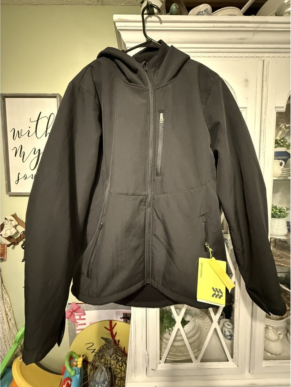 All In Motion Men's L Soft Shell Sherpa Jacket Brand New With Tags